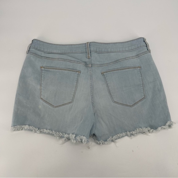Universal Thread Cut Off Button Fly Jean Shorts Size 16 Women’s - Picture 3 of 7